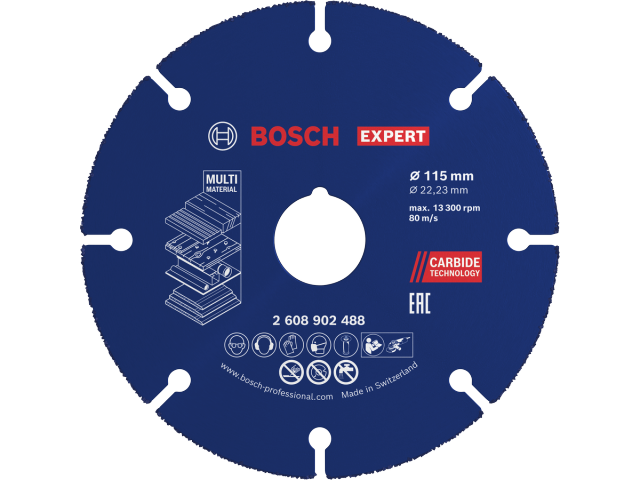 Rezalna plošča EXPERT Carbide Multi Wheel, 2608902488